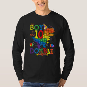 Fidget Toy Boy Is Now 10 Double Digits It's My 10t T-Shirt