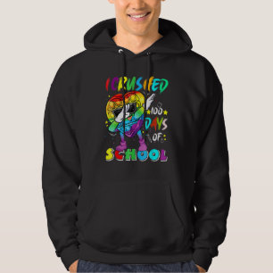 Fidget Toy Dabbing I Crushed 100 Days Of School Bo Hoodie