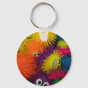 Fidget Toy Squishy Ball Key Ring