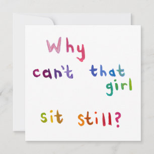 Fidgety girls can't sit still things to do fun art
