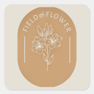 Field and Flower Sticker