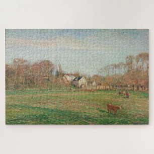 Field and Mill at Osny (1884) by Camille Pissarro Jigsaw Puzzle