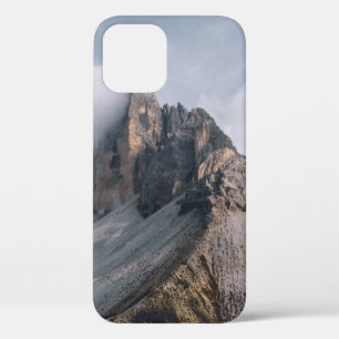 FIELD AND MOUNTAIN VIEW UNDER WHITE AND BLUE SKY iPhone 12 CASE