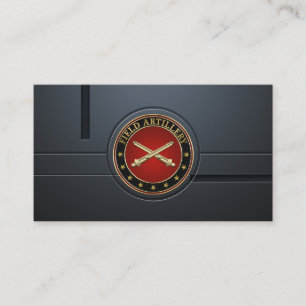Field Artillery Branch Insignia Business Card