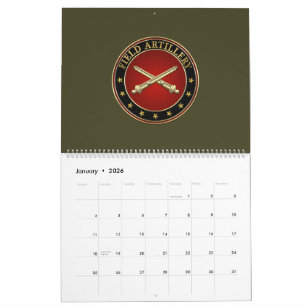 Field Artillery Branch Insignia Calendar