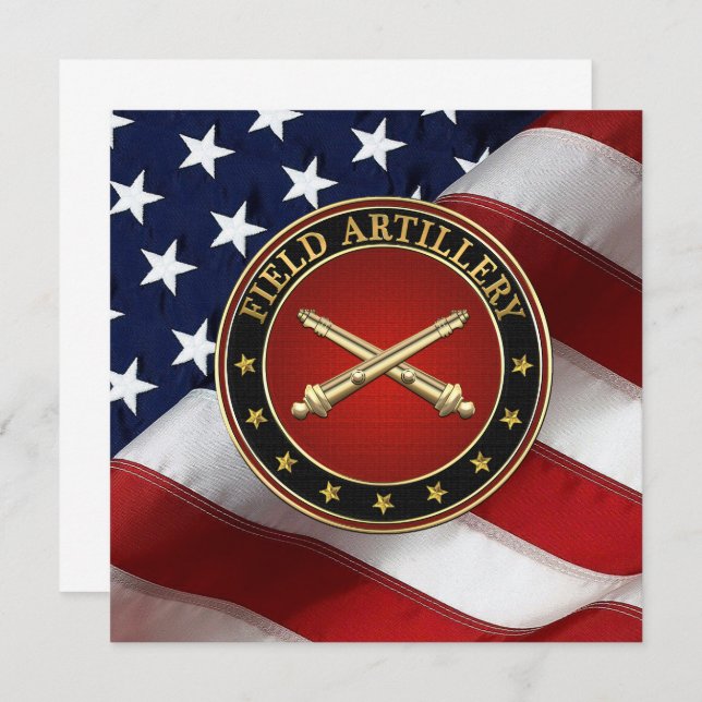 Field Artillery Branch Insignia Special Edition (Front/Back)