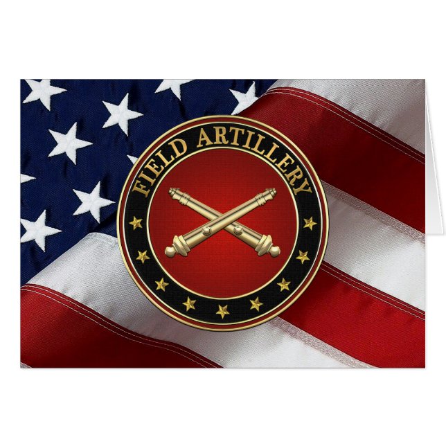 Field Artillery Branch Insignia Special Edition (Front Horizontal)