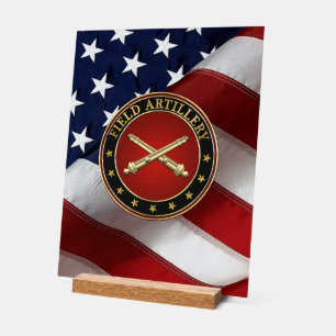 Field Artillery Branch Insignia Special Edition Acrylic Sign
