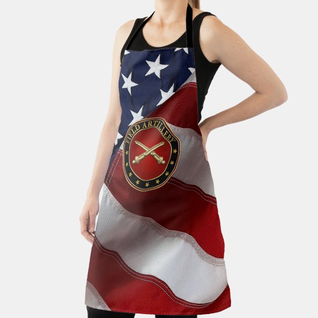 Field Artillery Branch Insignia Special Edition Apron (Insitu)