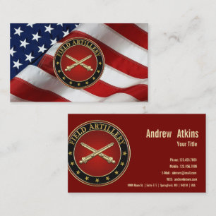 Field Artillery Branch Insignia Special Edition Business Card