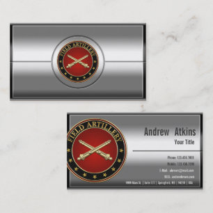 Field Artillery Branch Insignia Special Edition Business Card