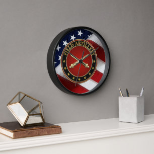 Field Artillery Branch Insignia Special Edition Clock