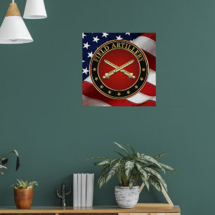 Field Artillery Branch Insignia Special Edition Poster