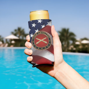 Field Artillery Branch Insignia Special Edition Seltzer Can Cooler