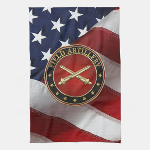 Field Artillery Branch Insignia Special Edition Tea Towel