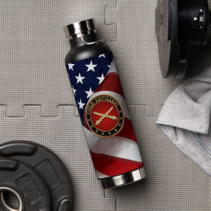 Field Artillery Branch Insignia Special Edition Water Bottle
