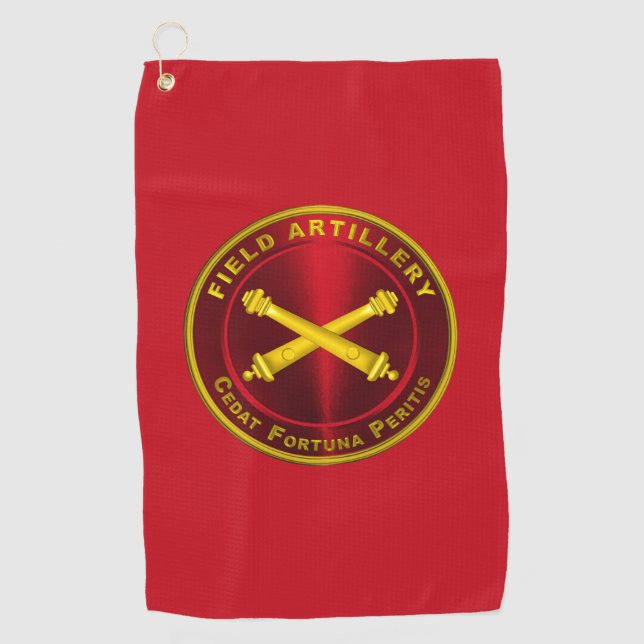 Field Artillery Golf Towel (Front)