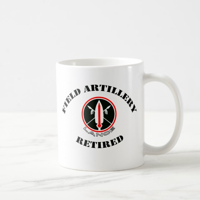 Field Artillery Lance Missile Retired Coffee Mug (Right)