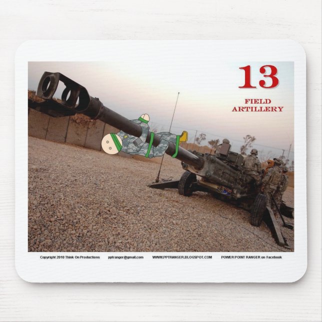 Field Artillery! Mouse Pad (Front)