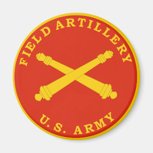 Field Artillery Seal Plaque Magnet