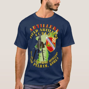 Field Artillery Survey 2nd Bn 17th FA Camp Pelham  T-Shirt