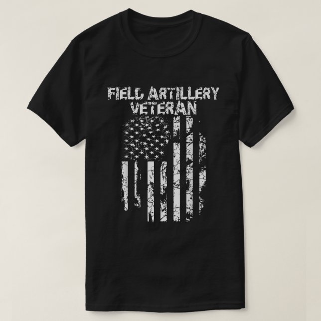 Field Artillery Veteran T-Shirt (Design Front)