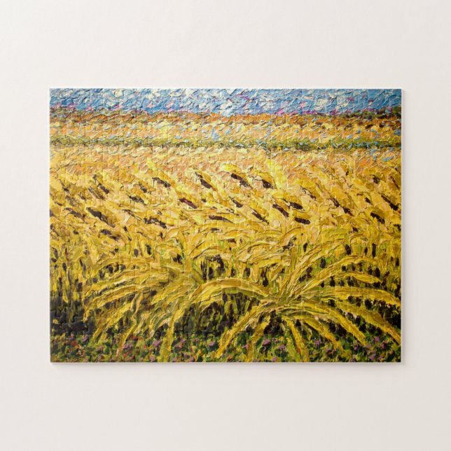 Field ... calming challenging jigsaw puzzle (Horizontal)