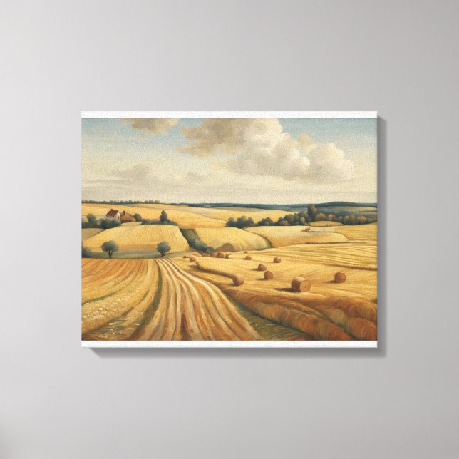Field Canvas Print (Front)