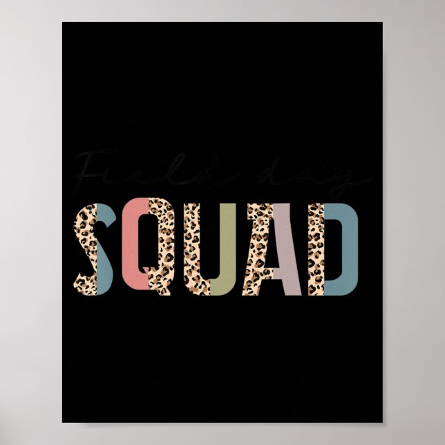 Field Day 2022 Field Squad Kids Boys Girls Student Poster (Front)