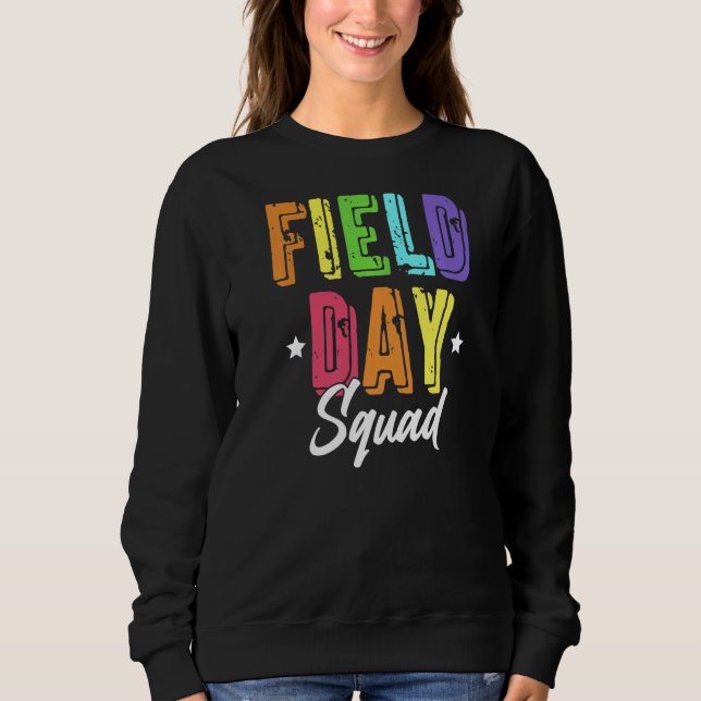 Field Day 2022 Field Squad Kids Boys Girls Student Sweatshirt (Front)