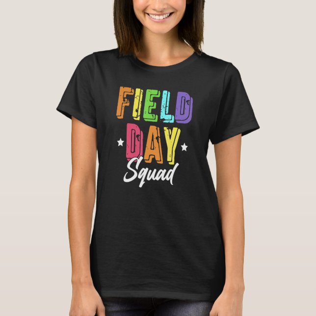 Field Day 2022 Field Squad Kids Boys Girls Student T-Shirt (Front)