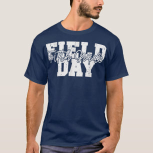 Field Day 2022 Fifth Grade school teacher kids red T-Shirt