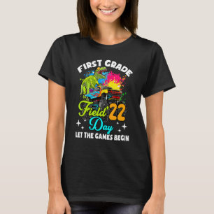 Field Day 2022 First Grade Let The Games Begin Kid T-Shirt