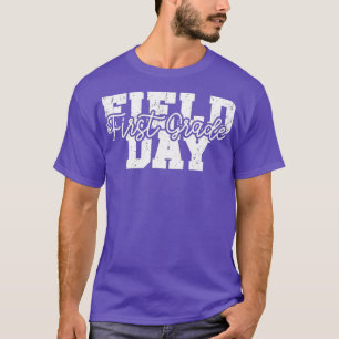 Field Day 2022 First Grade school teacher kids pur T-Shirt