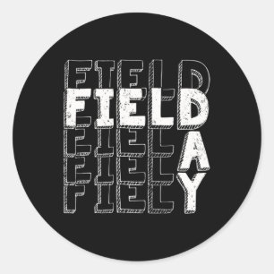 Field Day 2022 For school teachers kids and family Classic Round Sticker