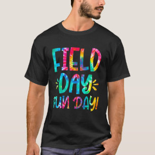 Field Day 2022 Fun Day Tie Dye Kids Boys Girls Tea T-Shirt