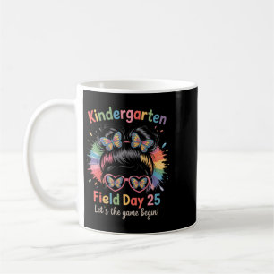 Field Day 2025 Red Team Kindergarten School Spirit Coffee Mug