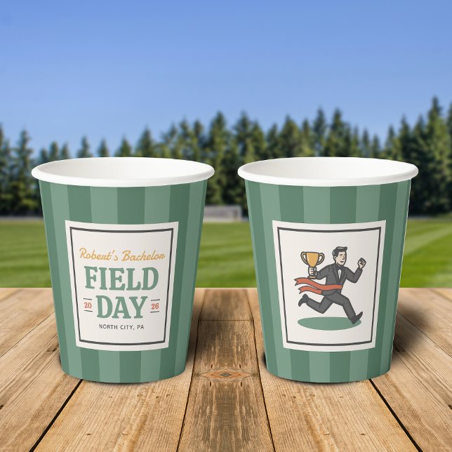 Field Day Bachelor Party Paper Cups (Creator Uploaded)