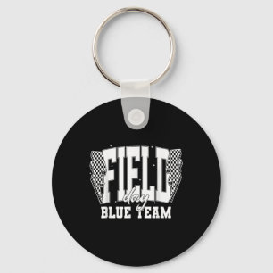 Field Day Blue Team Colour War Camp Team Game Comp Key Ring