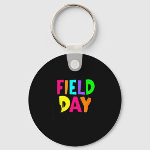 Field Day Field Trip Pink Team Peace Hand Men Key Ring