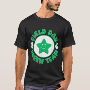 Field Day Fun Day Green Team Fun Team Game Competi T-Shirt