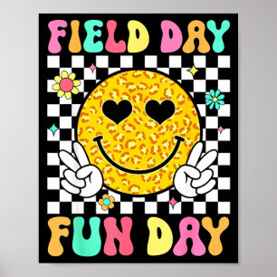 Field Day Fun Day Last Day of School Teacher Kids Poster