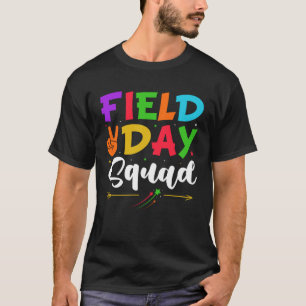 Field Day Fun Day School Rainbow Colour Splash Kid T-Shirt