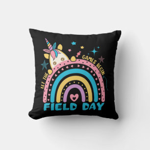 Field Day Let The Games Begin Kids Boys Girls Teac Cushion