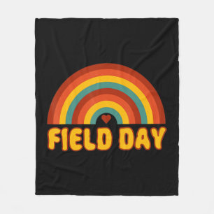 field day orange field day games adults teachers k fleece blanket