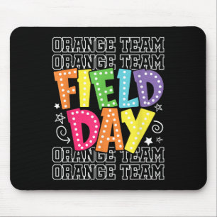 Field Day Orange Team Colour War Camp Team Game Co Mouse Pad