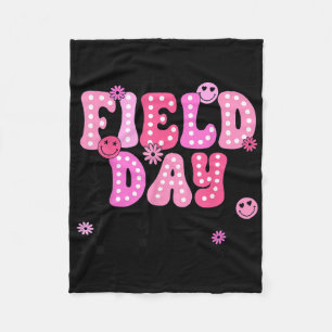 Field Day Pink Team Colour Field Trip Team Game Co Fleece Blanket