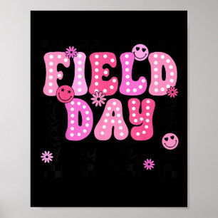 Field Day Pink Team Colour Field Trip Team Game Co Poster