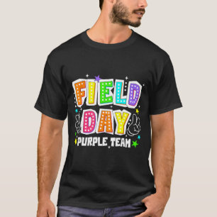 Field day purple team retro competition peace men T-Shirt