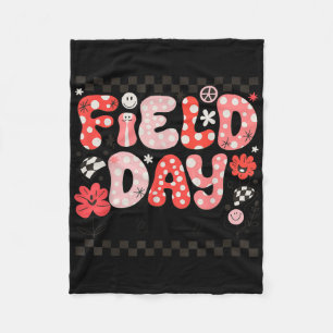 Field Day Red Team Colour Field Trip Team Game Com Fleece Blanket